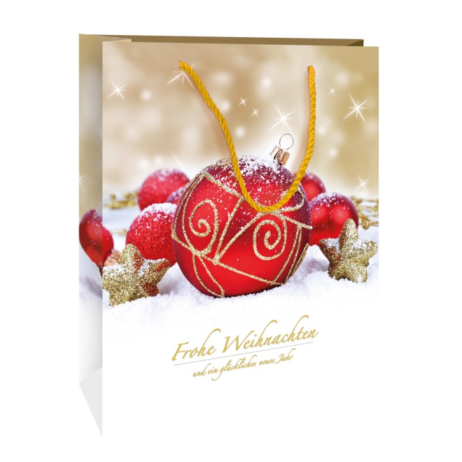 Weihnachts-Glitzertasche groß