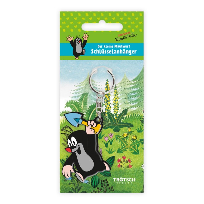 DER KLEINE MAULWURF 3D Schlüsselanhänger "Maulwurf Schaufel"
