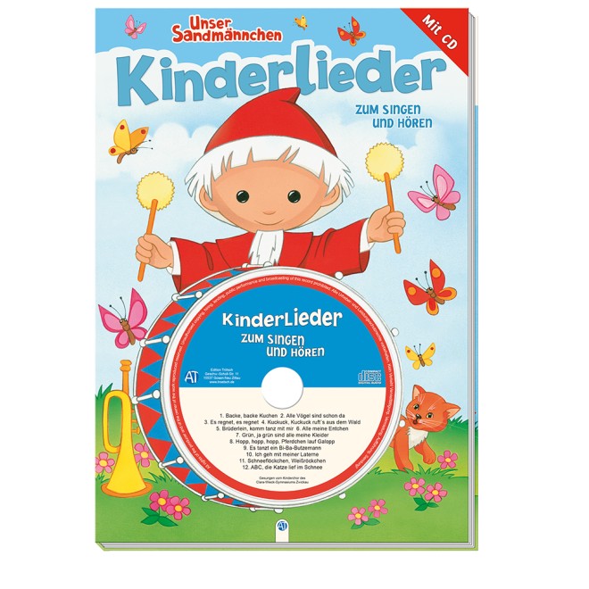 Kinderlieder+CD Sandmann