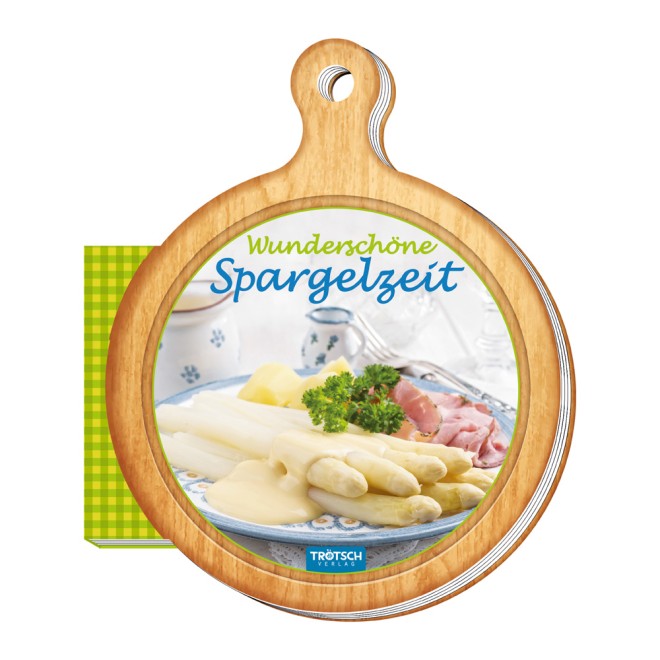 Rezeptbuch Brettchen "Spargelzeit"