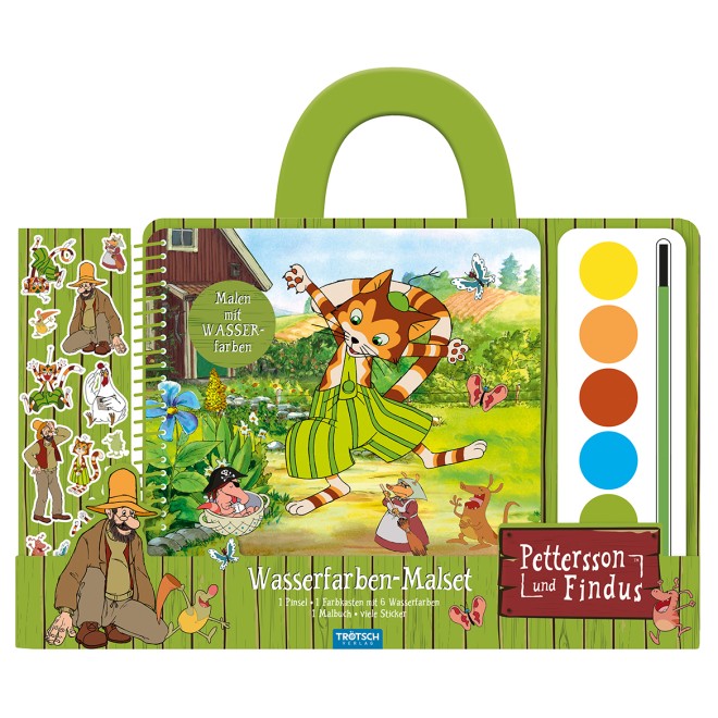 PETTERSSON & FINDUS Malset mit Farbpalette