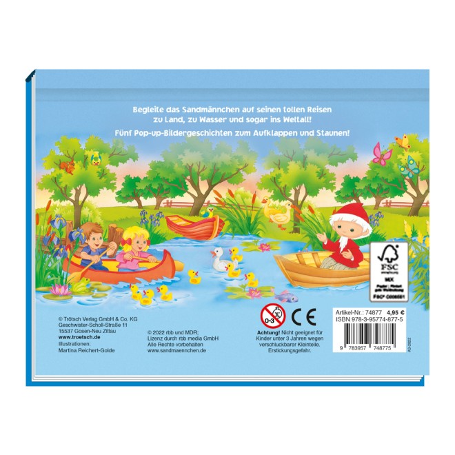 UNSER SANDMÄNNCHEN Mini-Pop-up-Buch
