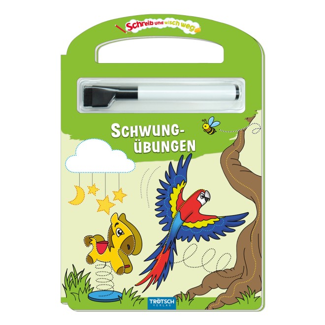 Schreib und wisch weg "Schwungübungen" mit Stift