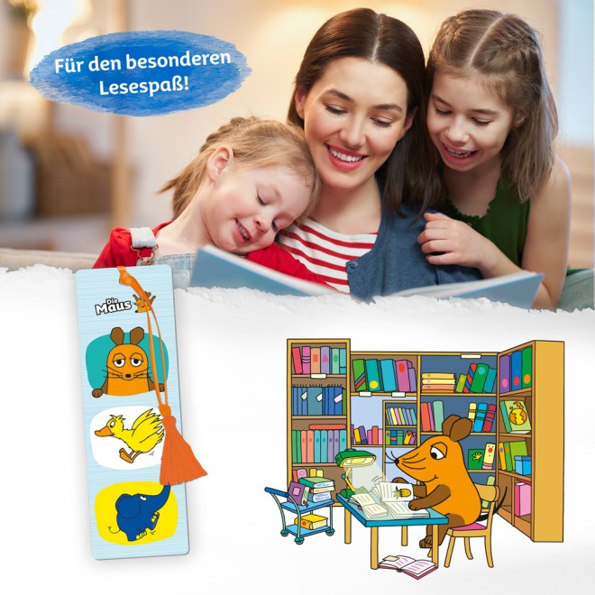 DIE MAUS 3D-Lesezeichen "Maus & Freunde"