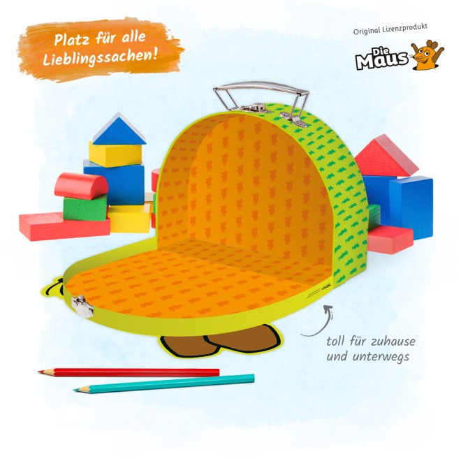 DIE MAUS Koffer formgestanzt "Maus"