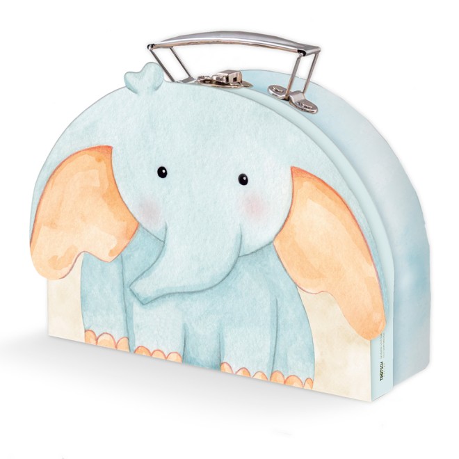 Koffer "Elefant" formgestanzt groß