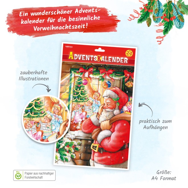 Adventskalender A 4 Weihn.Fens