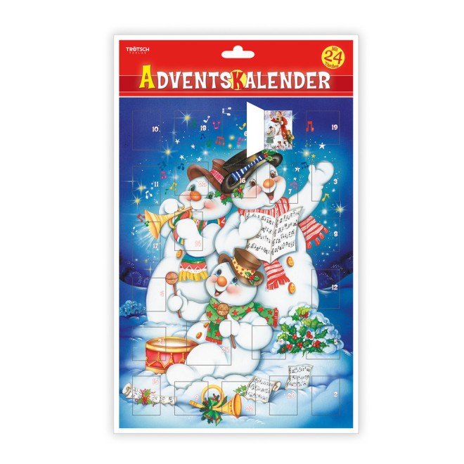 Adventskalender A 4 Schneemann