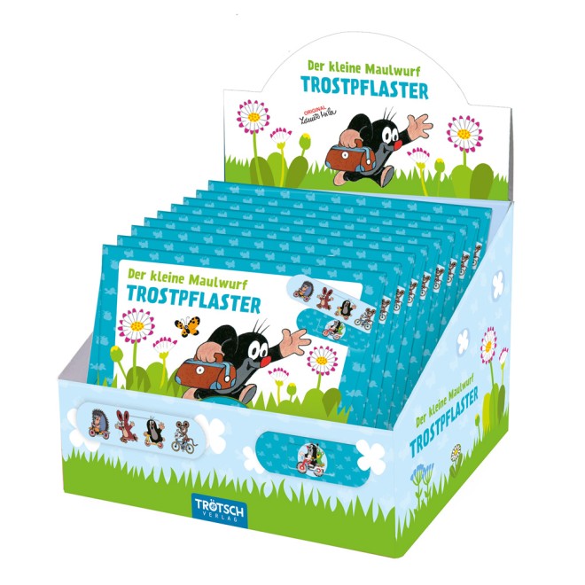 DER KLEINE MAULWURF Trostpflaster Maulwurf blau