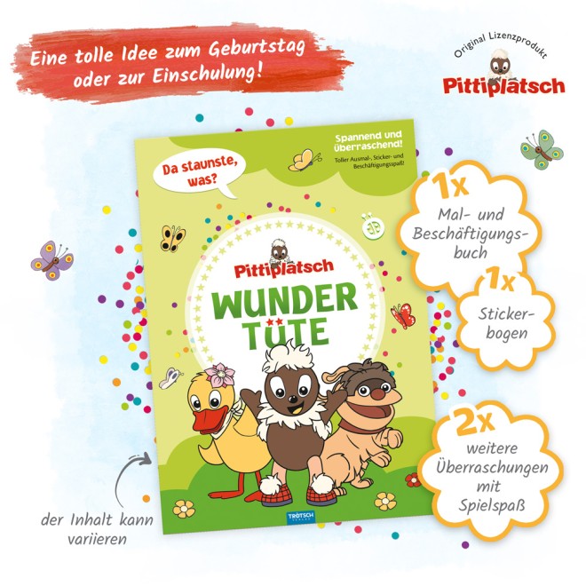 UNSER SANDMÄNNCHEN Meine Wundertüte "Pittiplatsch"