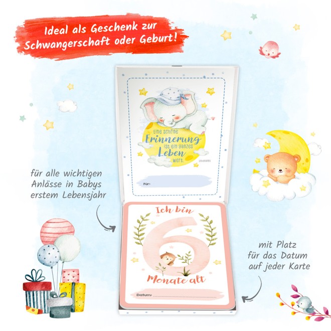 Meilenstein-Kartenset "Baby"