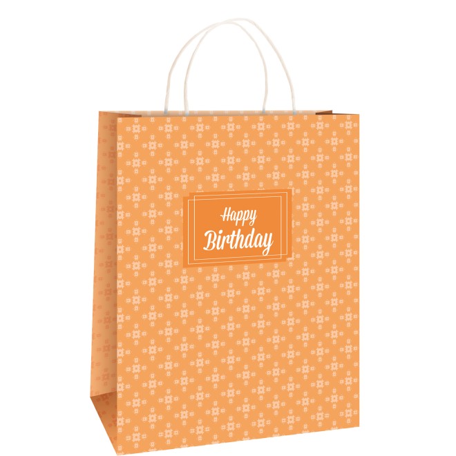 Geschenktasche "Retro-Wünsche" groß