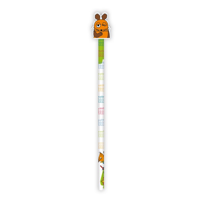 DIE MAUS 1x1 Bleistift mit Radierer