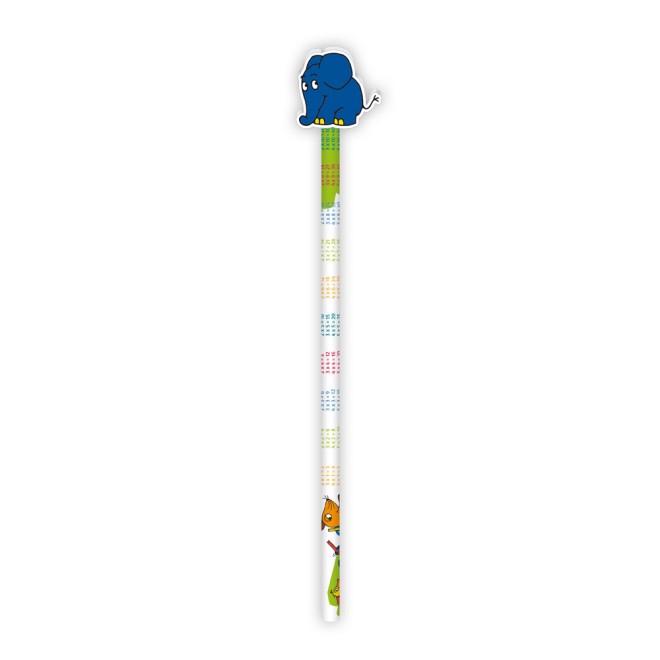DIE MAUS 1x1 Bleistift mit Radierer