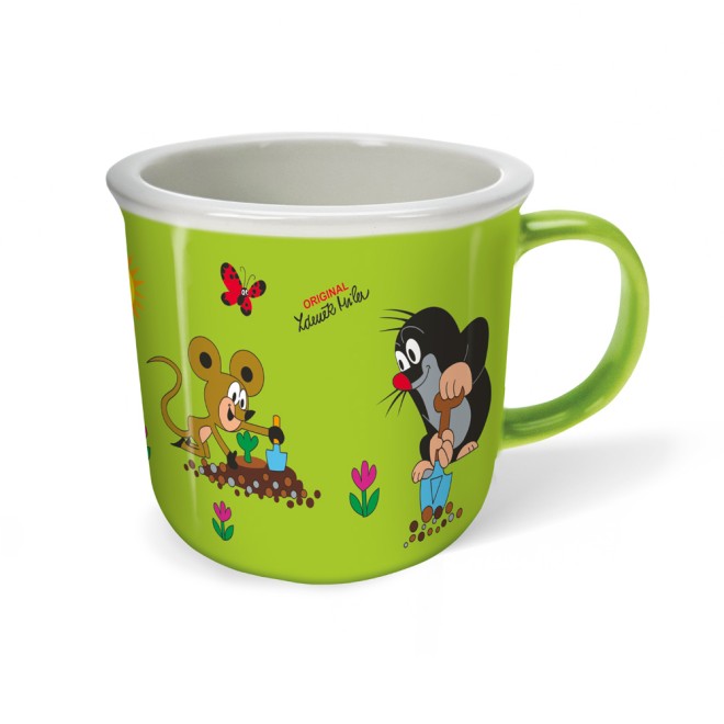 Der kleine Maulwurf Porzellantasse "Garten"