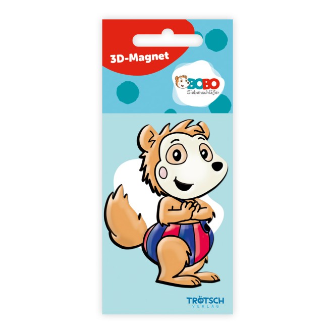 BOBO SIEBENSCHLÄFER 3D Magnet "Bobo"