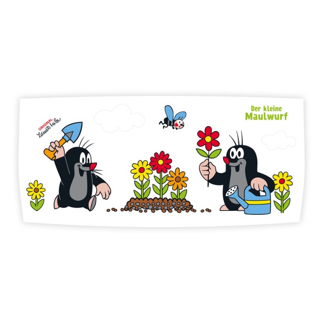 DER KLEINE MAULWURF 3D Keramiktasse "Garten"