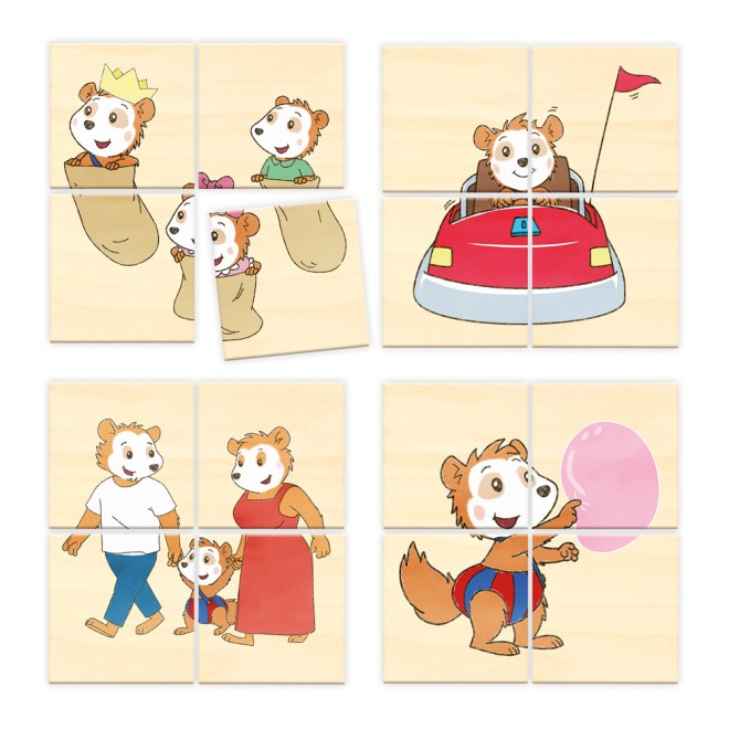 BOBO SIEBENSCHLÄFER "Erster Puzzlespaß" Holzpuzzle