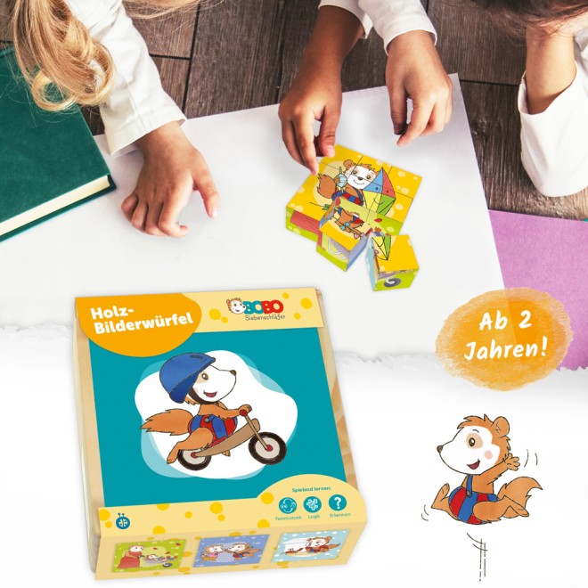 BOBO SIEBENSCHLÄFER Bilderwürfel Puzzle