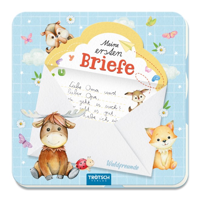 Briefpapierbuch Meine ersten Briefe "Waldfreunde"