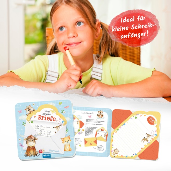 Briefpapierbuch Meine ersten Briefe "Waldfreunde"