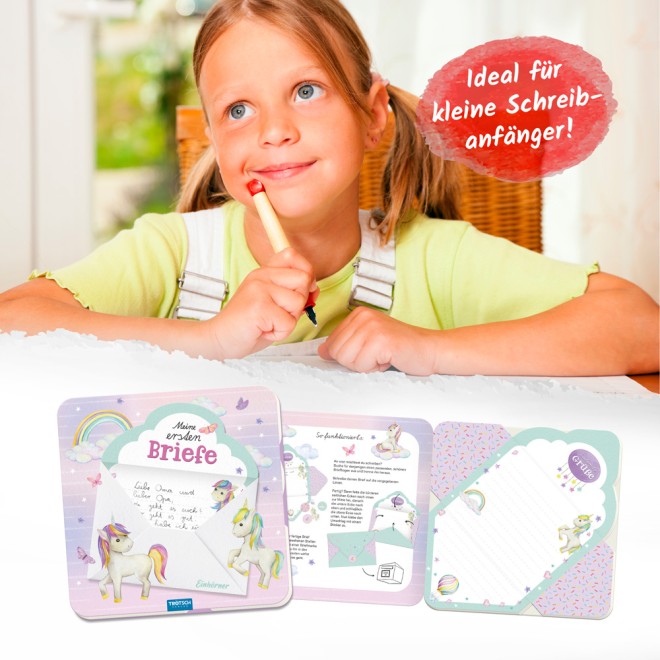 Briefpapierbuch Meine ersten Briefe "Einhorn"