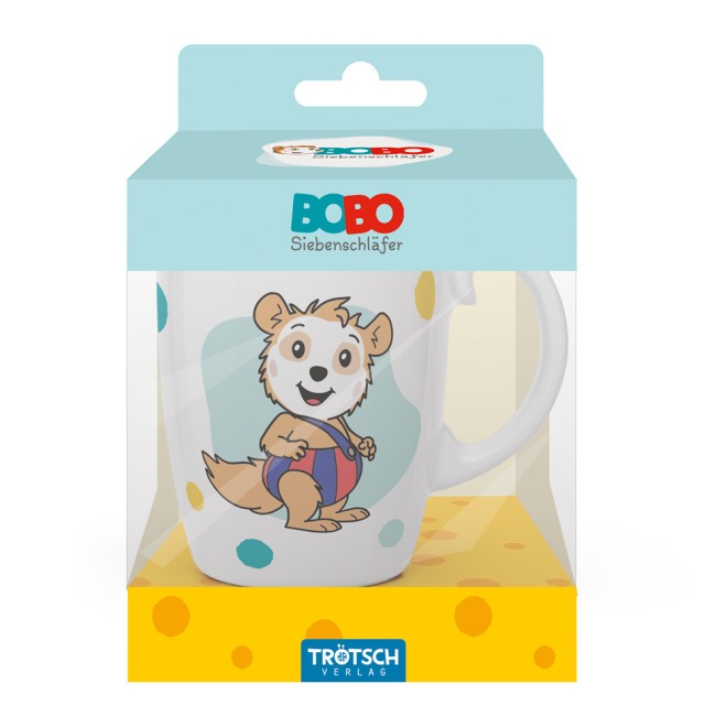 BOBO SIEBENSCHLÄFER Kindertasse "BOBO Punkte blau"