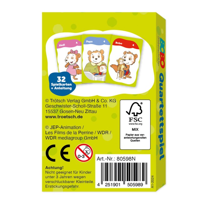 Bobo Siebenschläfer Quartett
