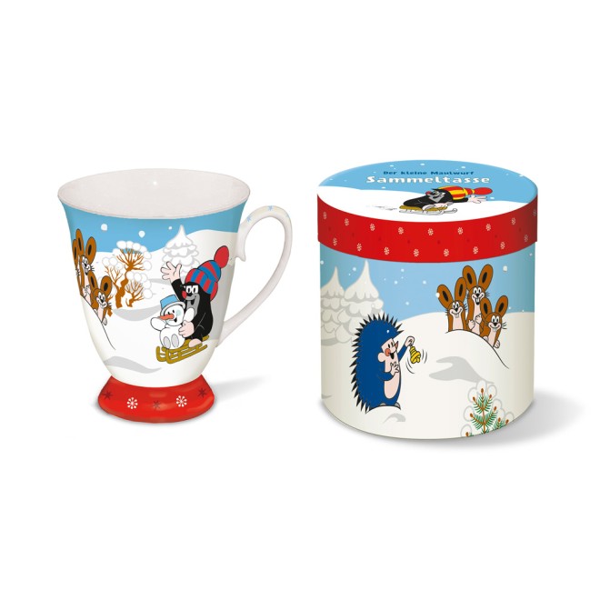 Sammeltasse Maulwurf Winter