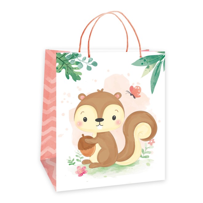 3D-Geschenktasche Kinder "Tiere" groß