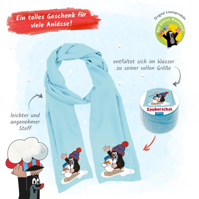 Zauberschal Maulwurf Winter