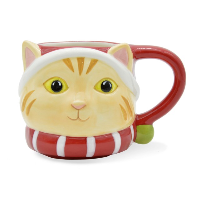 Wintertasse Katze groß