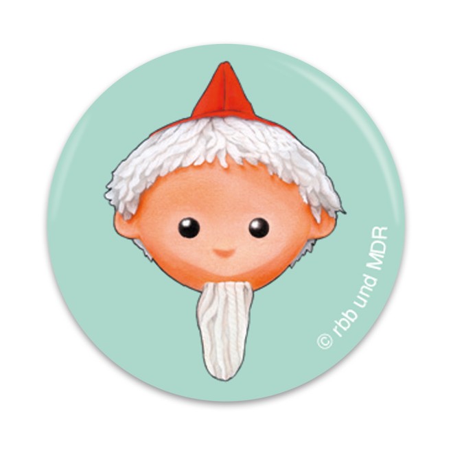 Unser Sandmännchen 4erSet Buttons "Sandmann-retro"