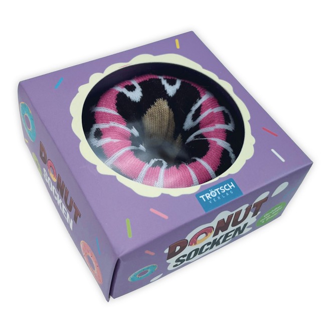 Socken Donut -lila-