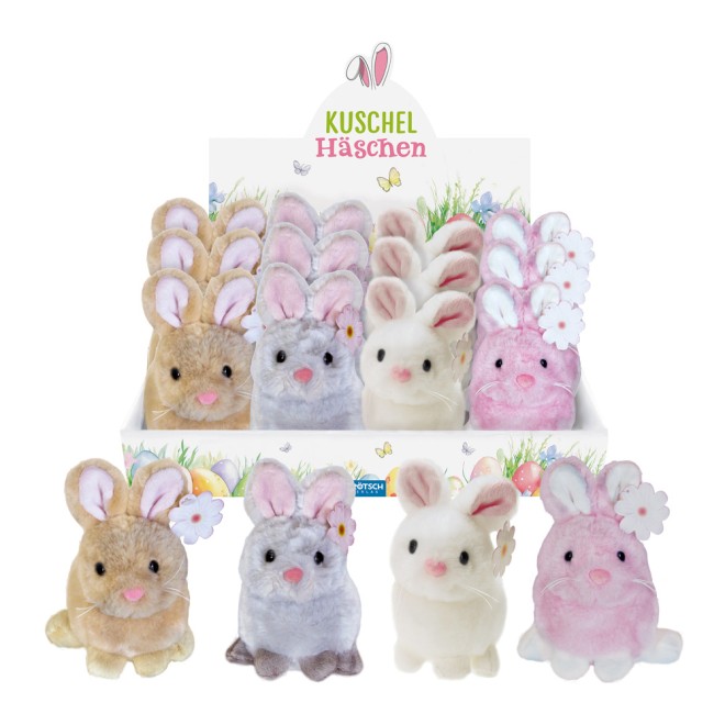 Kuschelhäschen sitzend