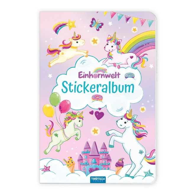 Mein Stickeralbum "Einhornwelt"