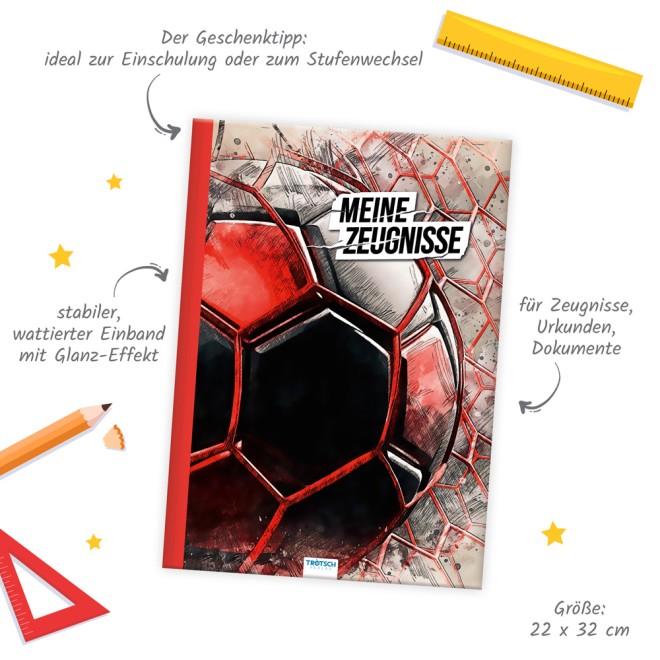 Zeugnismappe FUSSBALL