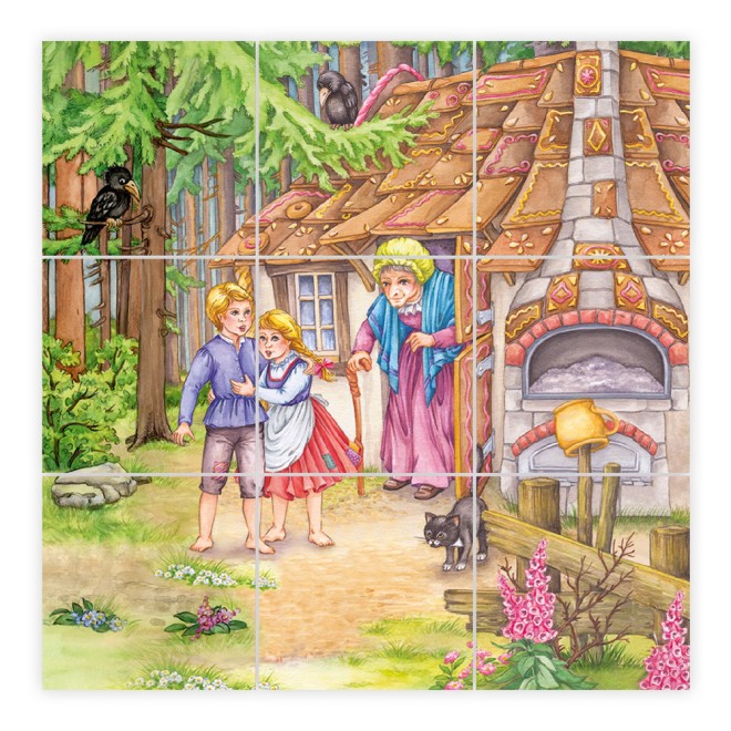 Holz-Bilderwürfel Märchen