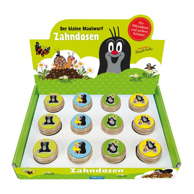 Kleiner Maulwurf Milchzahndosen