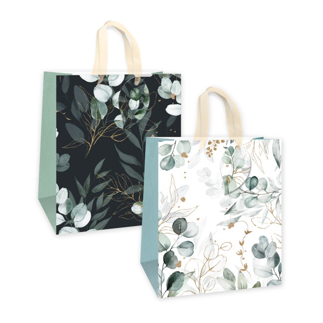 Geschenktasche "Blätter" groß