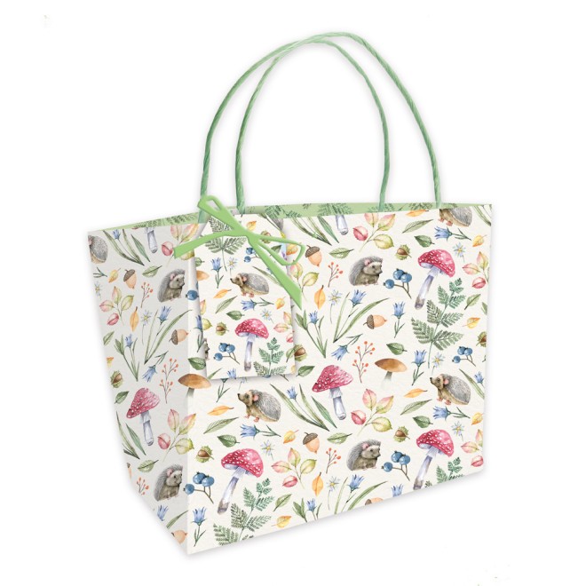 Geschenktasche quer Waldidylle