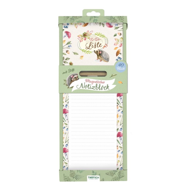 Waldidylle Notizblock m. Stift
