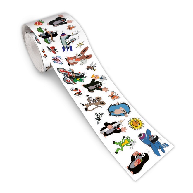 Der Kleine Maulwurf Stickerrolle Sticker