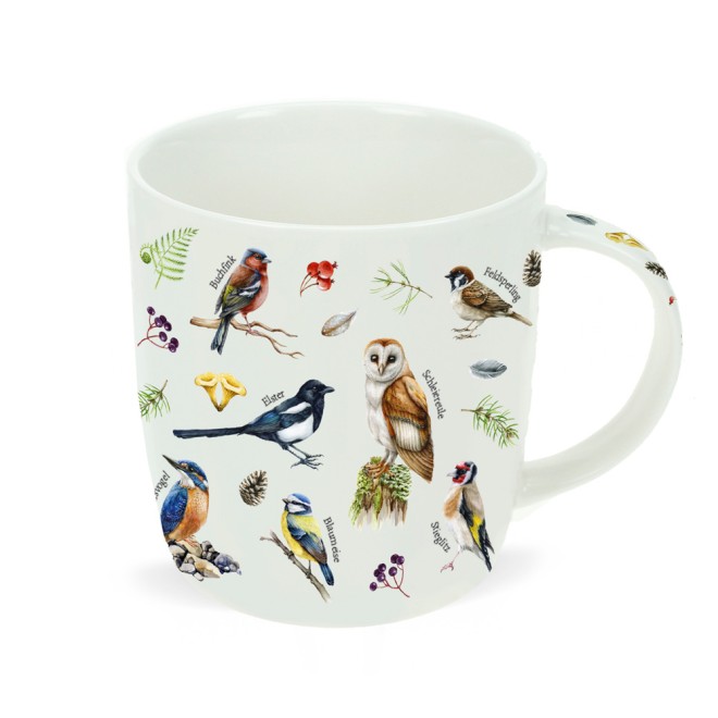 Tasse im Vogelhäuschen "Unsere Vogelwelt"