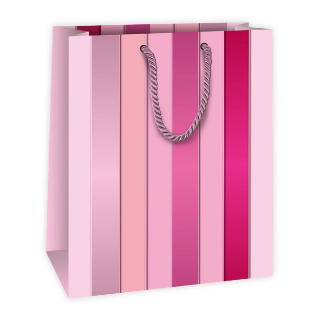 Geschenktasche "Streifen" groß