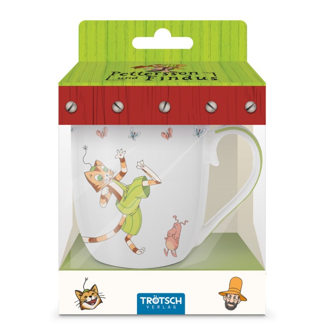 Pettersson und Findus Kindertasse Porzellan Findus