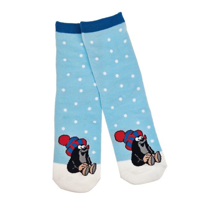 Der kleine Maulwurf Zauberhafte Socken Winter Größe 30 bis 35