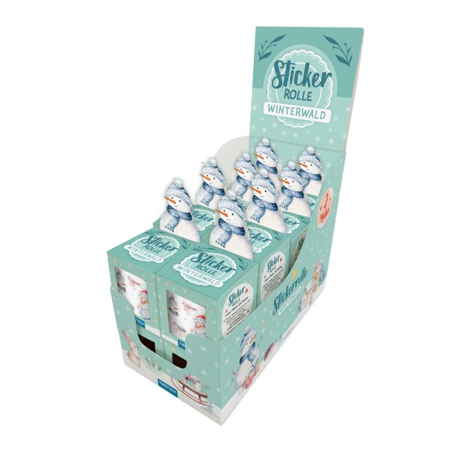 Stickerrolle Winterwald | Ab 3 Jahren