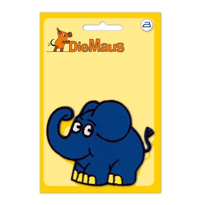 Die Maus Bügelbild Der kleine Elefant