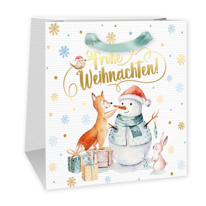 Geschenktasche klein Winterwald
